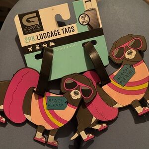 G/FORCE Luggage Tags - Dachshunds